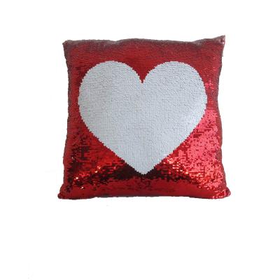 China Plush Cushion Low Price Customizable Use For Valentine's Day Sequin Animal Cushion for sale