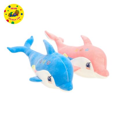 China Promotion High Quality Cute Custom Made Super Soft Gift Or Stuffed Marine Animals Plush Pillows Dolphin Toy for sale