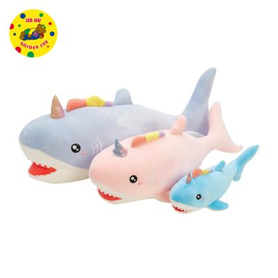 China Promotion Gift Or Ocean Whale Animal Shark Fish Plush Stuffed Toys Soft Pillow Cushion for sale