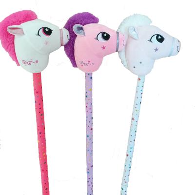 China Plush Assorted Stick Horse Toys for sale