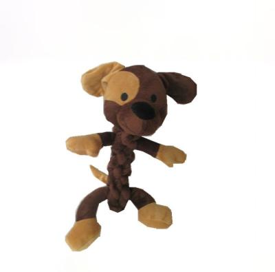 China Plush 2018 Most Popular Brown Dog Plush Pet Dolls for sale