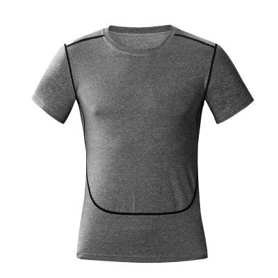 China QUICK DRY Men Sport Running T-shirt Sportswear Tees Gym Workout T-Shirt Running Men Quick Dry T Shirt for sale