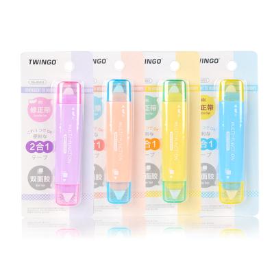 China Creative Lipstick Shape School Student Odometer Correction Tapes For Girls, 4Color 5mm*3m for sale