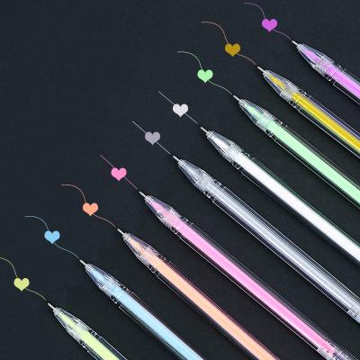 China office & School Pen Cute Kawaii School Student Color Gel Pens Mark Pens Set Stationery 12 Pcs/Box for sale