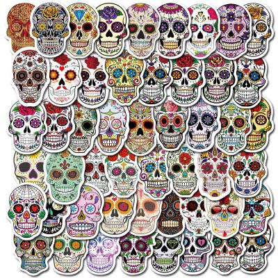 China Decorative Sticker Cartoon Cute Cartoon Avatar Scary Stickers Doodling DIY Cartoon Paper Stickers and Stickers 50 Pieces for sale