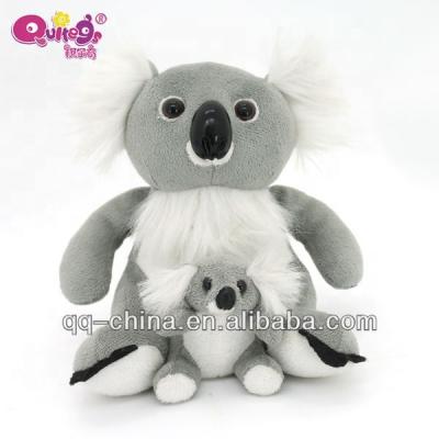 China Plush OEM Factory Soft Stuffed Cola With Baby Plush Animal Cola Toys for sale