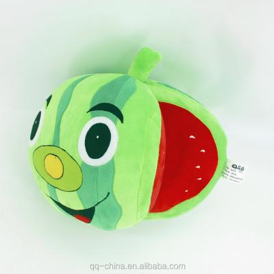 China Custom Plush Stuffed Toy Cartoon Watermelon Toy For Kids for sale