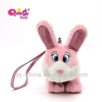 China Soft Plush Rabbit Plush Girl Backpack Cute Animal Toy Backpack for sale