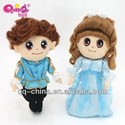 China Soft Toy Wedding Plush Customized Bride And Lovely Bridegroom Plush Toy for sale