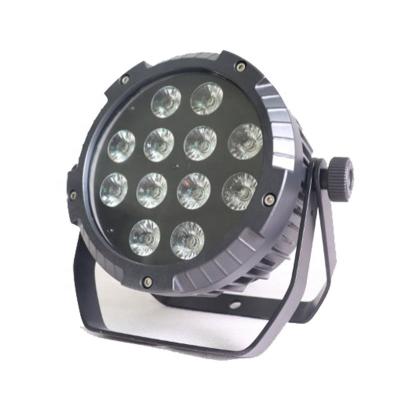 China Outdoor Night Club Led 12x18W 6-in-1 RGBWAUV Par IP65 Waterproof Flat Box Led Stage Light for sale