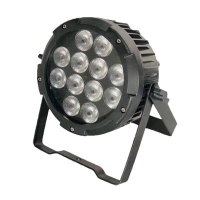 China Outdoor Night Club Led 12x15W 5-in-1 RGBWA Par IP65 Waterproof Flat Box Led Stage Light for sale