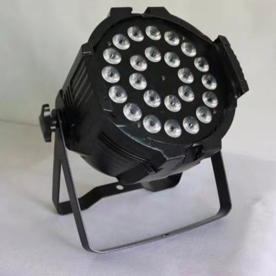 China Nightclub led 24x18W 6 in-1 RGBWAUV no waterproof par64 can light for sale