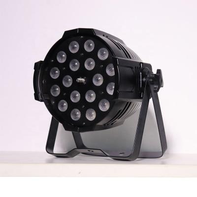 China Indoor Night Club Led 18*15W 5-in-1 RGBWA No ZOOM Waterproof Par64 Can Led Stage Light for sale