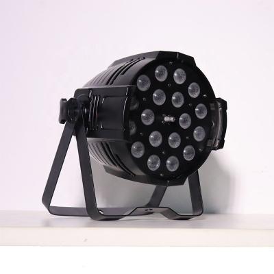 China Indoor Nightclub Led 18*10W 4-in-1 RGBW No ZOOM Waterproof Par64 Can Present Light for sale