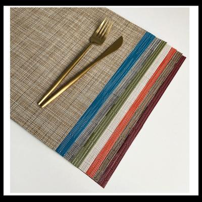 China Amazon Hot Selling Stripe 6 Table Runner Heat Resistant Vinyl Kits Apply To Hotel Wedding Party Holiday Home Dining Table for sale