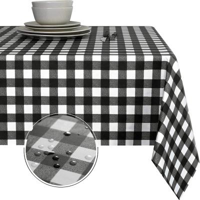 China Outdoor and indoor picnic Amazon waterproof and oil-repellent fiber polyester tablecloth hot customized pastoral decor dining table sale for sale