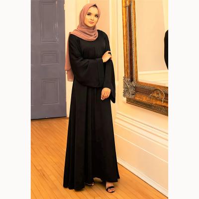 China 2021 new arrival polyester abaya eid dubai turkey arabic islamic muslim clothing elegant fashion casual dress dubai eid dresses for sale