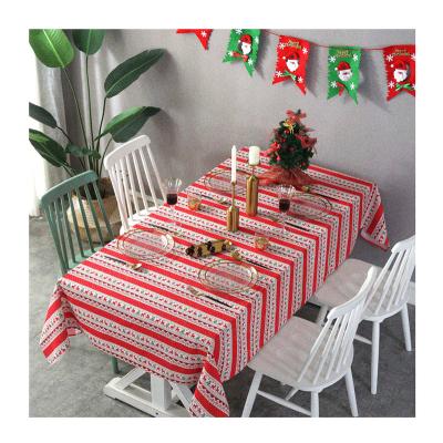 China Europe Forest Deer Table Cloths Tablecloths in Polyester Washable Cotton Great for Buffet Table Parties Holiday Dinner Weddings for sale