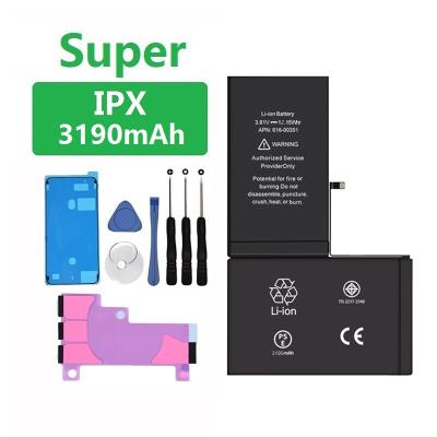 China HOT SELLING Mobile Phone High Capacity 3190mAh For iPhone X Original OEM Long Life Battery Replacement With Repair Kit One Year Warranty for sale