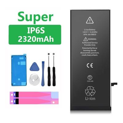 China Hot Selling iPhone 6 2320mAh High Capacity Standby Cell Phone Cell Phone Battery Along Akku Cobalt Super Pure Li-ion Battery for sale