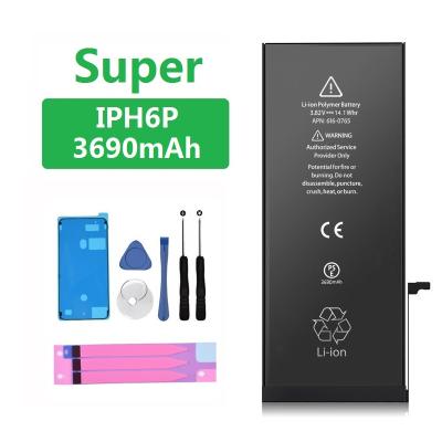 China Battery Mobile Phone Cell Phone Battery For iphone 6 plus Original Replacement Super Long Life Battery High Capacity 3690mAh Pure Cobalt for sale