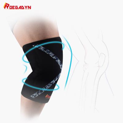 China 7Mm Durable Cross Neoprene Knee Pads Quality Stiff Professional Knee Brace Support Sleeves For Sports Compression Knee Sleeves for sale