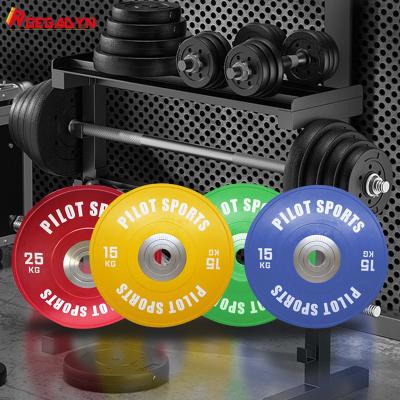 China ROEGADYN Universal Dumbbell Fitness PU Barbell Weighs Gym Weight Training Halter Barbell Plates Dumbbell Sheet Strength Home Accessories for sale