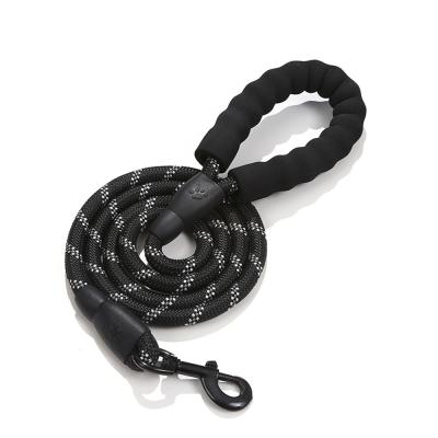 China Wholesale Reflective Pet Rope Night Safety Nylon Dog Leash Diameter 1.2cm x 150cm for sale