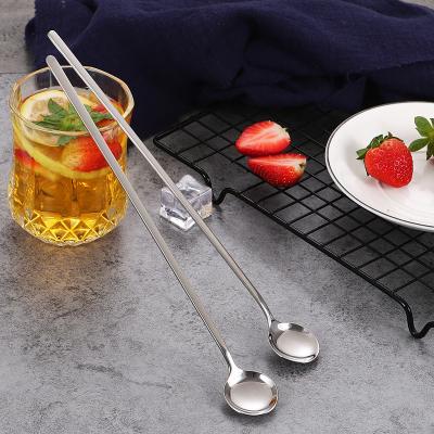 China L240 mm x Diameter 30mm 304 Stainless Steel Bar Stocked Mixing Spoon for sale