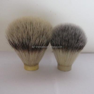 China Synthstic nylon shaving brush knot lead to shaving brush low price and high quality for sale