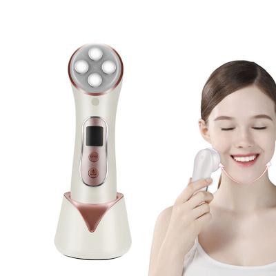 China Mini Face Lift Home Use Skin Radio Frequency Facial Skin Tightening EMS RF Facial Beauty Machine Equipment for sale