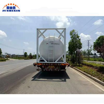 China 4 ft 48 m3 ISO Carbon Steel Tank Containers 40 m3 Construction Site In Cement Transport Containers for sale