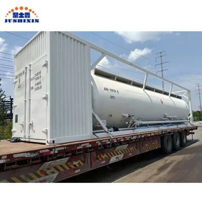 China 4 New Design 40ft 48 m3 ISO Tank Containers Cement Bulk Flour/Smaller Grain Containers Shipping Containers for sale