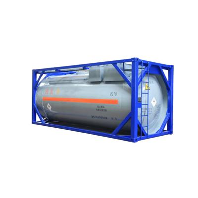 China Chemical Transportaion T50 ASME Standard 20FT LPG ISO Carbon Steel Tank Container for sale