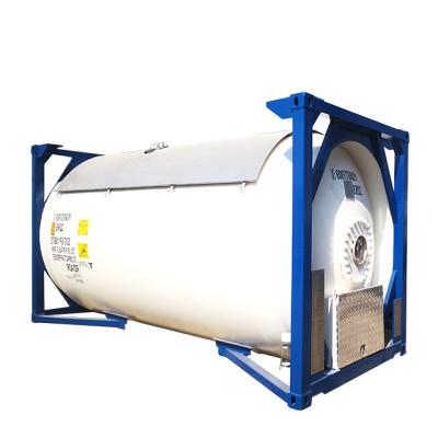 China Transportaion CSC ISO Standard 20ft Propane LPG ISO Tank Container Gas Tanker for sale