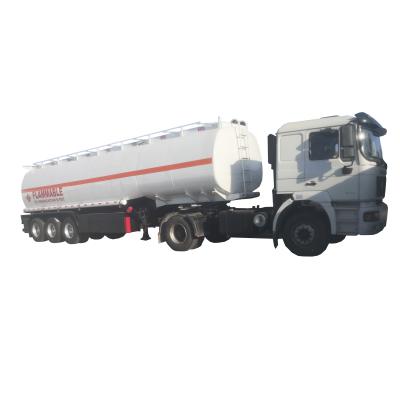 China Truck Trailer 3 Axle 40000L 40CBM Carbon Steel Gasoline Diesel Fuel Monoblock Fuel Tank Trailer for sale