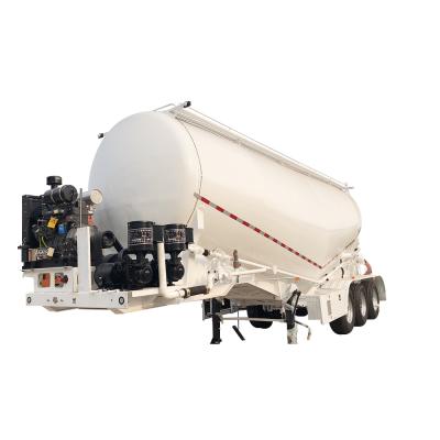 China Truck Trailer Factory Sale Bulk Cement Tank Semi Trailer 3 Axles 45 CBM Cement for sale