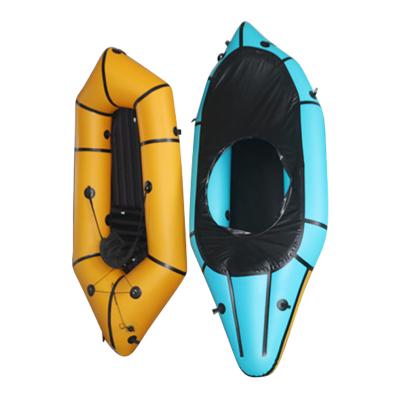 China Manufacturers TPU Ultralight Inflatable Adventure Packraft Raft Float Paddle Board Inflatable Backpacking Raft for sale