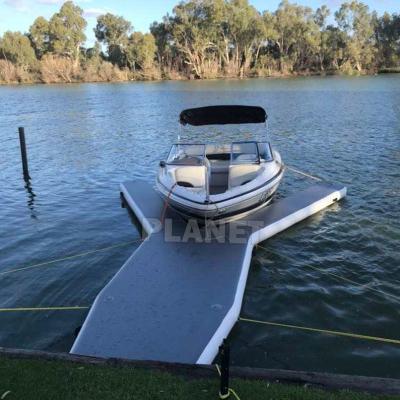 China High Quality Portable Inflatable Play Equipment Outdoor Water Fun Water Mat Patio Floating Inflatable Jet Ski Dock for sale