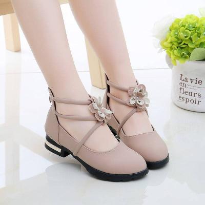 China Deodorization 2022 Autumn Girls Shoes New Show Shoes Middle Heel Shoes For Kids for sale