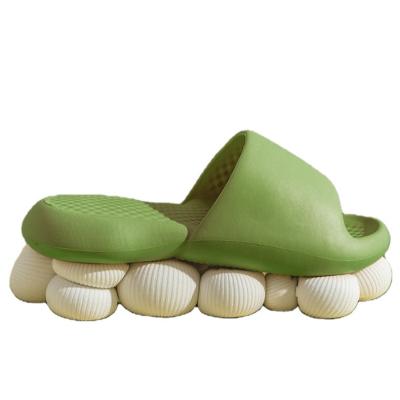 China New fashion trend shower thick unique slippers non - slip waterproof elastic cool slippers outdoor indoor slippers for sale