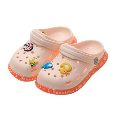 China Spring and Summer Children's Shoes Cartoon Animals Lightweight Breathable Non-slip Slippers, Sandals Dual-use Slippers for sale