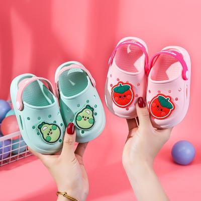 China 2022 New Children's Breathable Hole Shoes Cute Baotou Garden Shoes Wear Soft Non-Slip Bottom Male And Female Children's Sandals Wholesale for sale