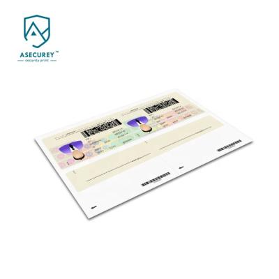 China Laser Hologram Lamination Anti-Counterfeit Printable Transparent Overlay Page for sale