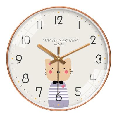 China Cartoon Design Minimalist Promotional European Antique Wall Clocks For Kindergarten School Home Decoration for sale