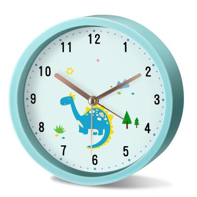 China Hot Minimalist Amazon Selling Cartoon Images Alarm Clock for Kids Children Bedroom Desk Table Clocks for sale