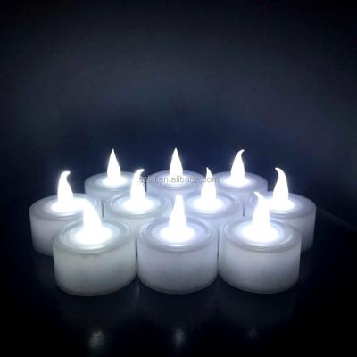 China Flameless /Battery Flameless Led Tealight Candle Powered Plastic Electronic Flip Candle for sale