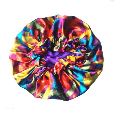 China African Print Designer Recyclable Satin Hair Wraps And Pillow Covers Colorful for sale