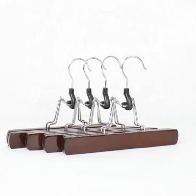 China Eco-friendly new style hair tools hanging hangers with small metal and wooden hanger with cloth bag for hair extensions for sale