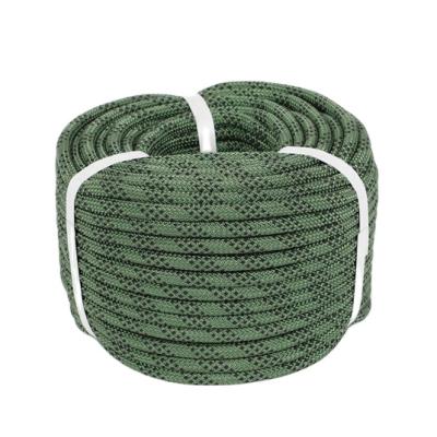 China Durable Outdoor Climbing Rope 10m 20M 30M Static Rock Climbing Rope Certified Arborist for sale